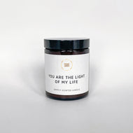 Statement Kerze im Glas . GENTLY SCENTED CANDLE . MM103