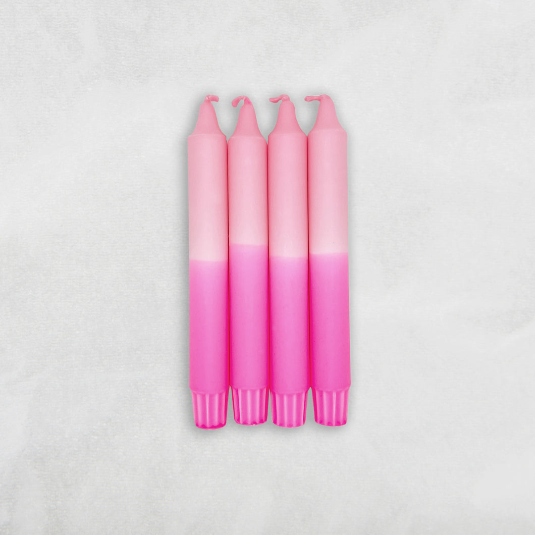Bubblegum x Bright Pink / 19 cm / 4er Set
