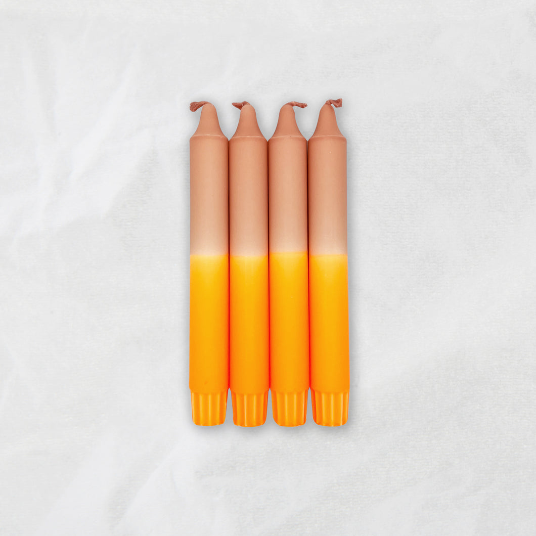 Blush x Bright Orange / 19 cm / 4er Set