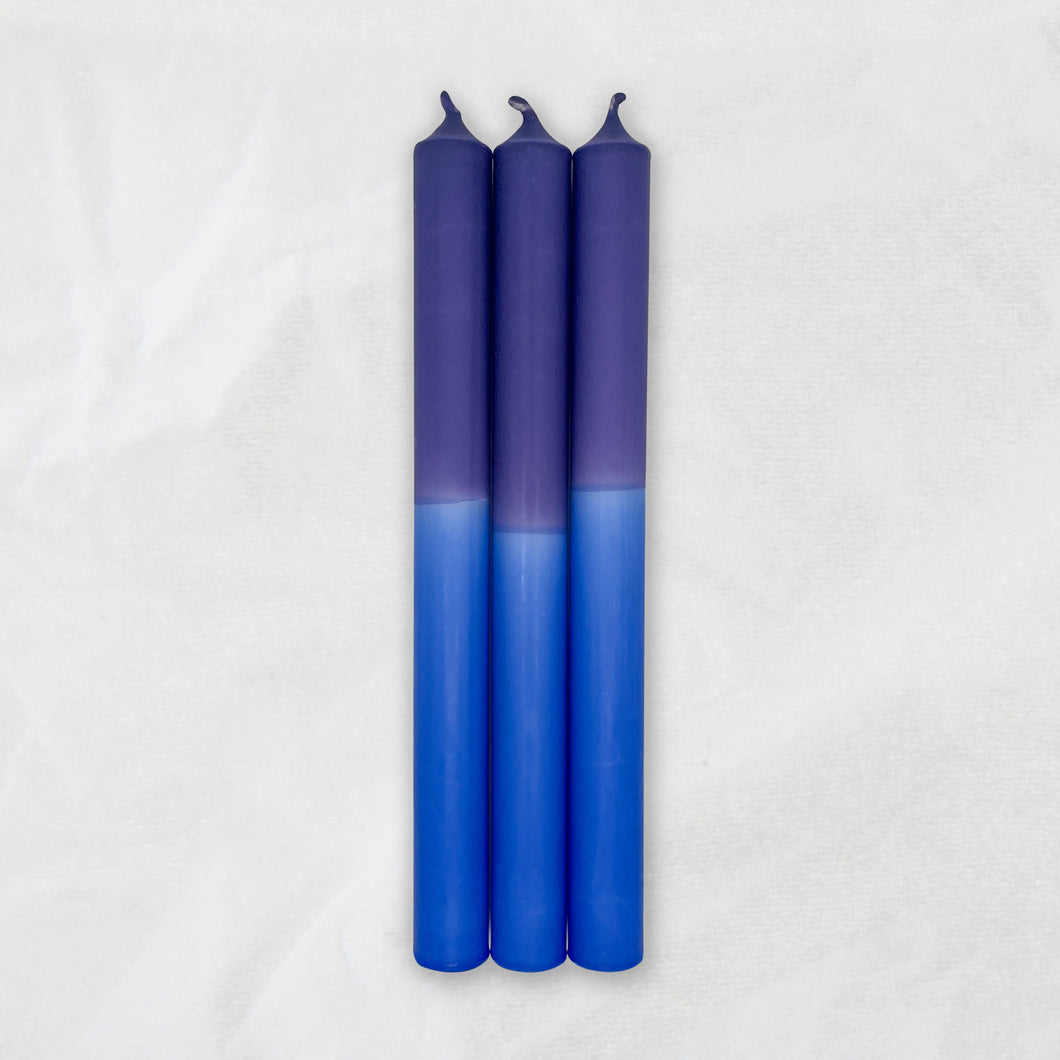 Ultra Violet x Bright Blue / 3er Set / 25 cm